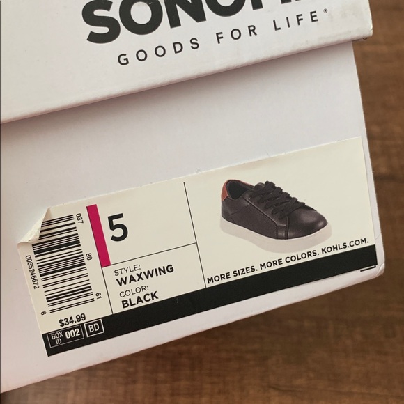 Boys Sonoma Waxwing black shoes - Picture 2 of 9